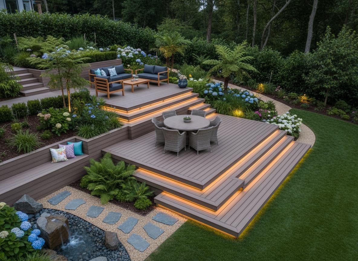 Multi-Level Decking - Composite Decking in Great Missenden, HP16