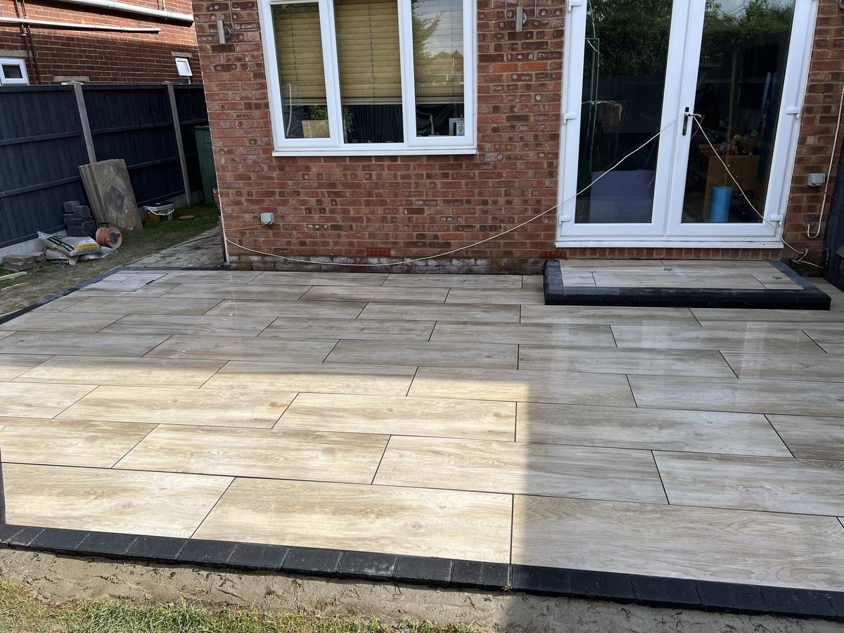 Wood-Effect Porcelain Patio - Porcelain Patio in Little Chalfont, HP7